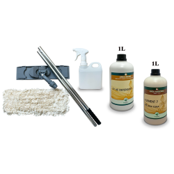Kit Saving: DC013 Clean and care for Linea waxed wood floors (E7 AE), starter  (DC)
