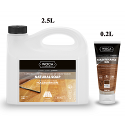 Kit Saving: DC119, Essential, Clean naturally UV oiled floors, 2.5L Soap, 200ml Maintenance Gel (DC)