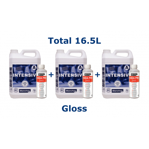 Blanchon INTENSIV ( +hardener) 15L (three 4.5L cans & three 0.5L cans) GLOSS 01220734 & 01790022