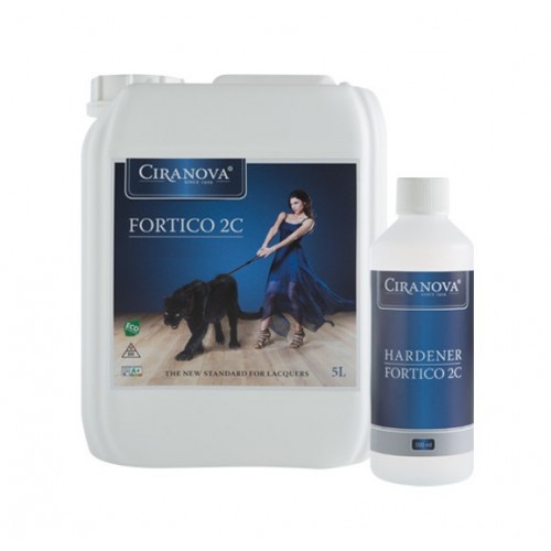 Ciranova Fortico Lacquers 2C SATIN (includes 10% hardener) 28176 43334 5ltr (CI)