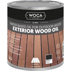 Woca Exterior Wood Oil Anthracite 617943A 0.75L (DC)   Woca Exterior Wood Oil Anthracite 617943A 0.75L (DC)