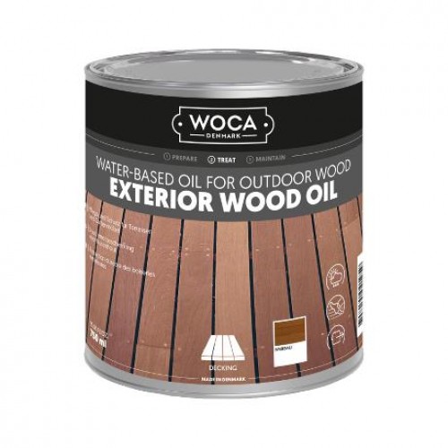 Woca Exterior Wood Oil Merbau 0.75L 618310A (DC)