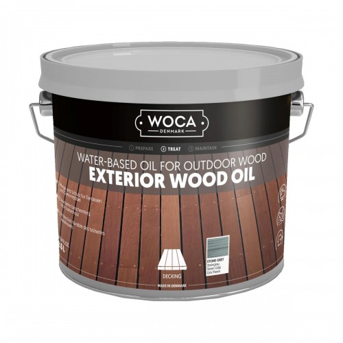 Woca Exterior Wood Oil Stone Grey 2.5L 618125A (DC)  