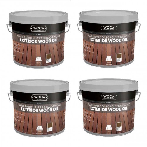 TRADE PRICE! Woca Exterior Wood Oil Hazelnut 10ltr total; box of 4 x 2.5L 618425A  (DC)