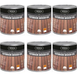 TRADE PRICE! Woca Exterior Wood Oil Teak 4.5ltr total; box of 6 x 0.75L 617938A (DC) TRADE PRICE! Woca Exterior Wood Oil Teak 4.5ltr total; box of 6 x 0.75L 617938A (DC)