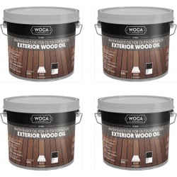 TRADE PRICE! Woca Exterior Wood Oil Black 10ltr total; box of 4 x 2.5L 617950A (DC)   TRADE PRICE! Woca Exterior Wood Oil Black 10ltr total; box of 4 x 2.5L 617950A (DC)