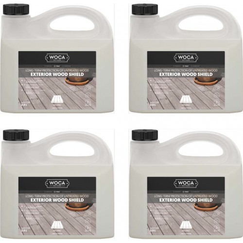 TRADE PRICE! Woca Exterior Wood Shield Impregnation 617325A  10ltr total; box of 4 x 2.5L (DC)