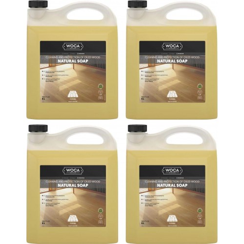 TRADE PRICE! Woca Natural Soap Natural 20ltr total; box of 4 x 5L 511050A (DC)